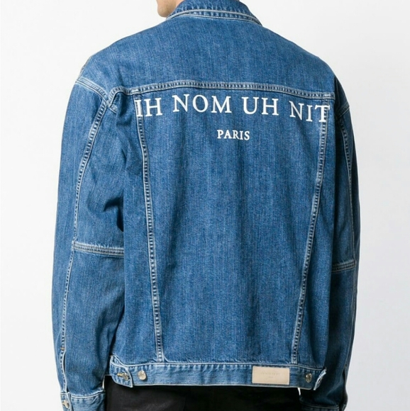 Ih Nom Uh Nit Paris FashionRunwayDenim Jean Jacket - Picture 3 of 16